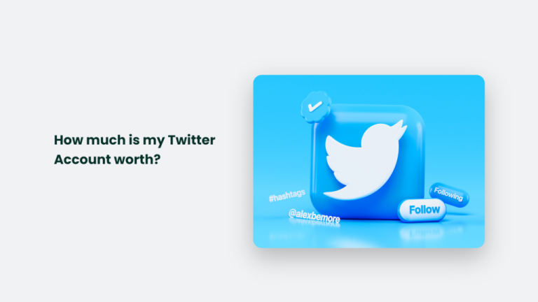 How Much is Your Twitter Account Worth?